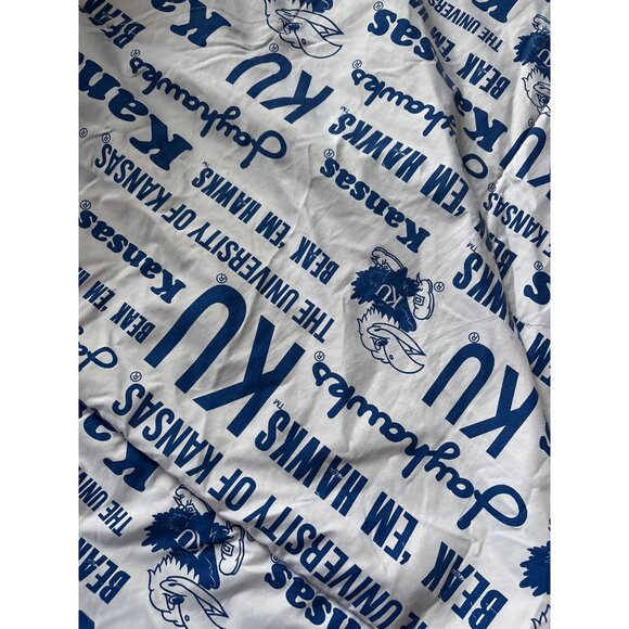 The University Of Kansas Jayhawks Logo Polyester Blanket By Northwest - Picture 12 of 14